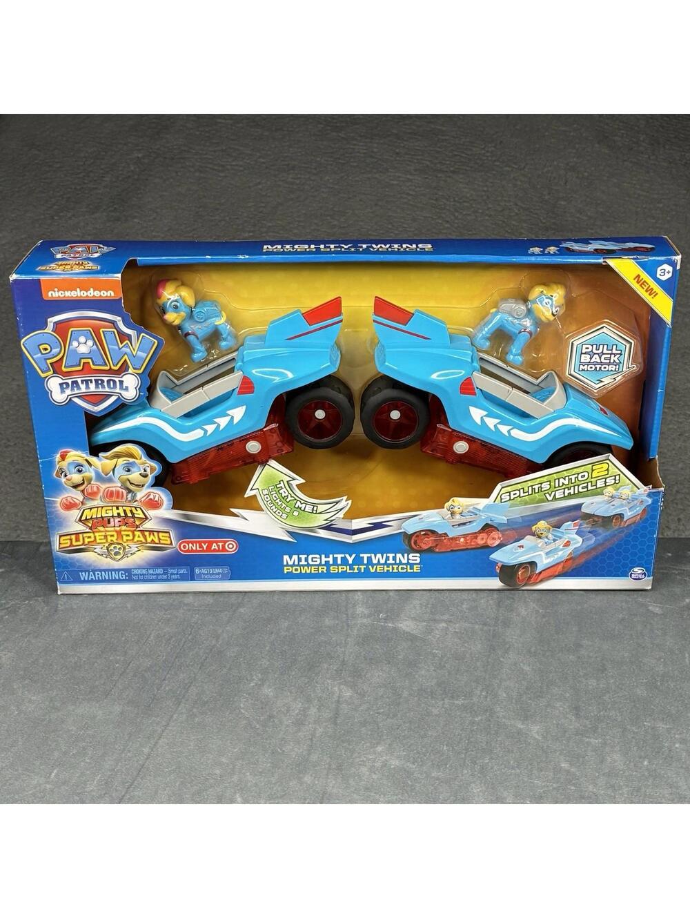 Paw Patrol Mighty Twins Power Split Vehicle Skye Target Exclusive New Sealed